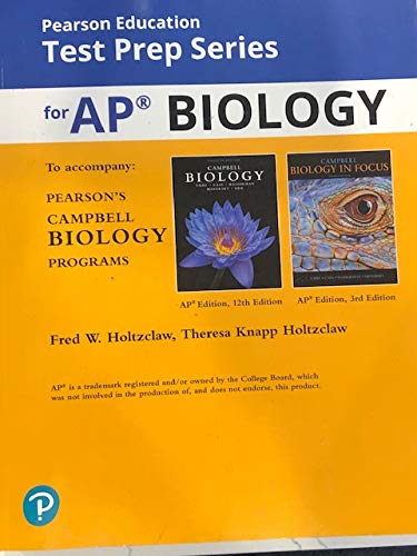 Book Test Prep Series AP Biology for Cambell Biology 12th editionAP free