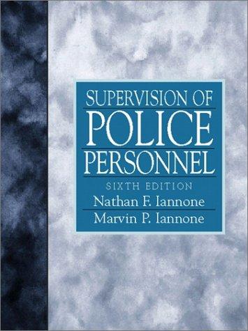 Book Supervision of Police Personnel (6th Edition) free