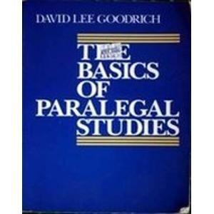 Book Basics of Paralegal Studies, The free