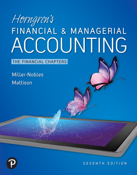 Book Horngren's Financial & Managerial Accounting, The Financial Chapters free