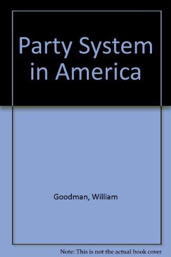Book The party system in America free
