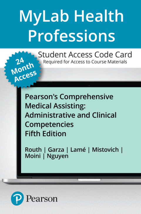 Book Pearson's Comprehensive Medical Assisting -- MyLab Health Professions with Pearson eText Access Code free