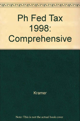 Book Prentice Hall's Federal Taxation 1998: Comprehensive free