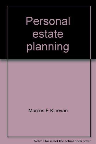 Book Personal Estate Planning: Financial And Legal Aspects Of Accumulating, Protecting, And Disposing Of Your Personal Estate (a Spectrum Book) free