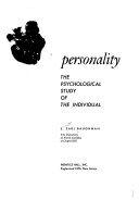 Book Personality;: The psychological study of the individual free Book Personality;: The psychological study of the individual free