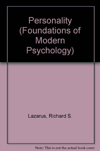 Book Personality (foundations Of Modern Psychology) free