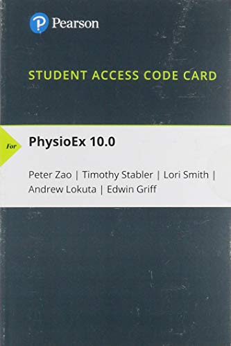 Book Website Access Code Card for PhysioEx 10.0: Laboratory Simulations in Physiology free