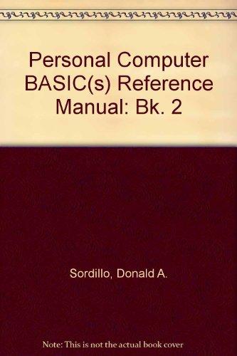 Book Personal Computer Basic(s) Reference Manual: Bk. 2 free