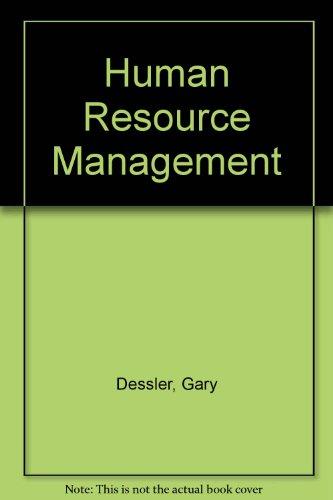 Book HUMAN RESOURCE MANAGEMENT.Sixth edition.ISBN:0136589073 free