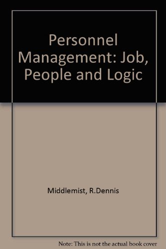 Book Personnel Management: Job, People And Logic free