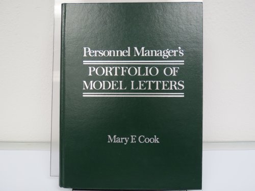 Book Personnel Manager's Portfolio of Model Letters free
