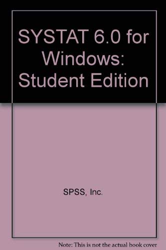 Book Systat for Students 6.0 free