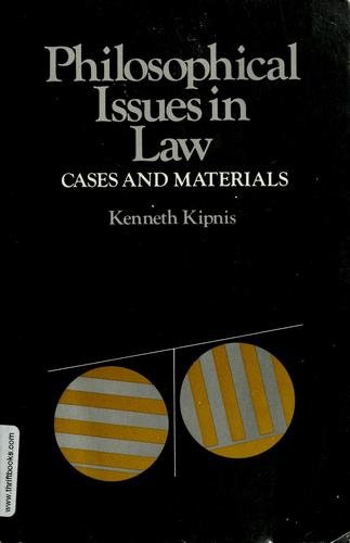 Book Philosophical Issues In Law: Cases And Materials free