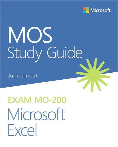 Book MOS Study Guide for Microsoft Excel Exam MO-200 free