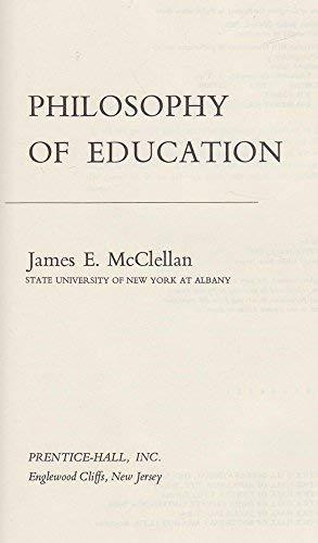 Book Philosophy of education (Prentice-Hall foundations of philosophy series) free