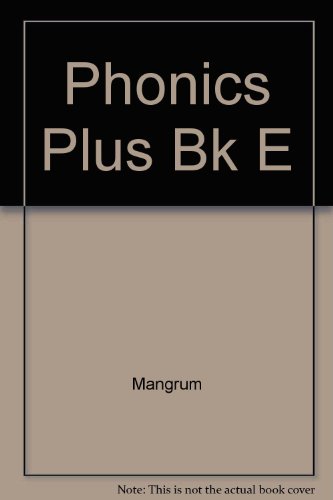 Book Phonics Plus Bk E free