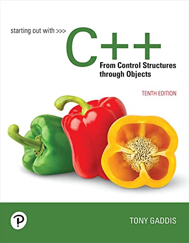Book Starting Out with C++ from Control Structures Through Objects (2-downloads) free