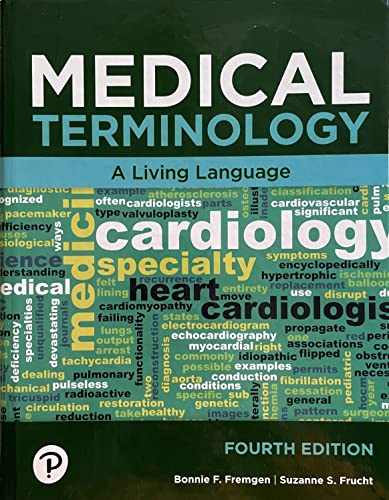 Book Medical Terminology, A Living Language, Fourth Edition, c 2020, 9780136669050, 0136669050 free