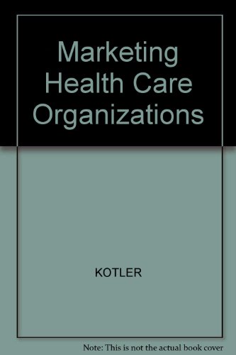 Book Marketing Health Care Organization free