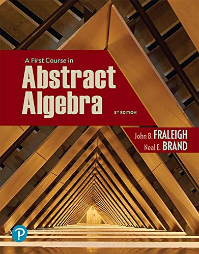 Book First Course in Abstract Algebra, A free
