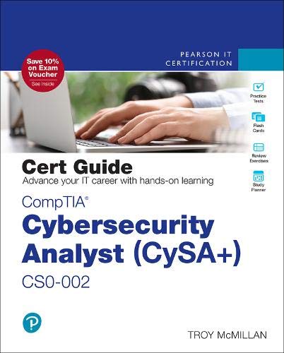 Book CompTIA Cybersecurity Analyst (CySA+) CS0-002 Cert Guide (Certification Guide) free