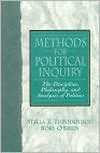 Book Methods for Political Inquiry: The Discipline, Philosophy and Analysis of Politics free