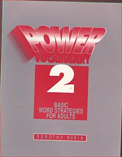 Book Power Vocabulary: Basic Word Strategies for Adults (Cambridge Adult Education) (Vol 2) free