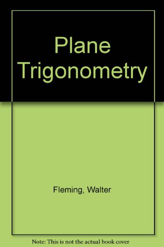 Book Plane Trigonometry: A Problem Solving Approach free