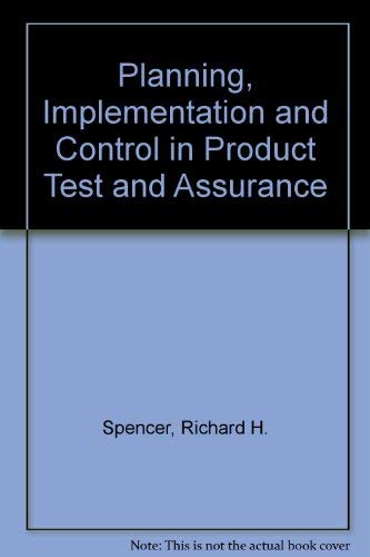 Book Planning Implementation And Control In Product Test And Assurance free