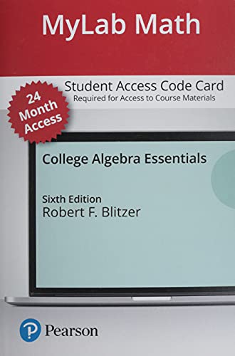 Book MyLab Math with Pearson eText for College Algebra Essentials -- Access Card (24-Months) free