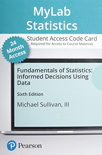 Book MyLab Statistics with Pearson eText -- Access Card -- for Fundamentals of Statistics (24 Months) free