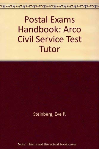 Book Postal Exams Handbook (arco Civil Service Test Tutor) free