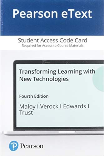 Book Pearson eText Transforming Learning with New Technologies -- Access Card free