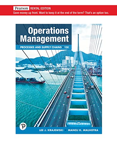 Book Operations Management: Processes and Supply Chains [RENTAL EDITION] free