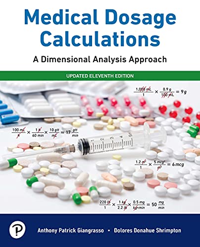 Book Medical Dosage Calculations: A Dimensional Analysis Approach, Updated Edition free