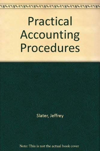 Book Practical Accounting Procedures free