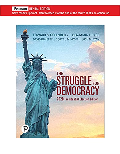Book The Struggle for Democracy, 2020 Presidential Election Edition 13th Edition free