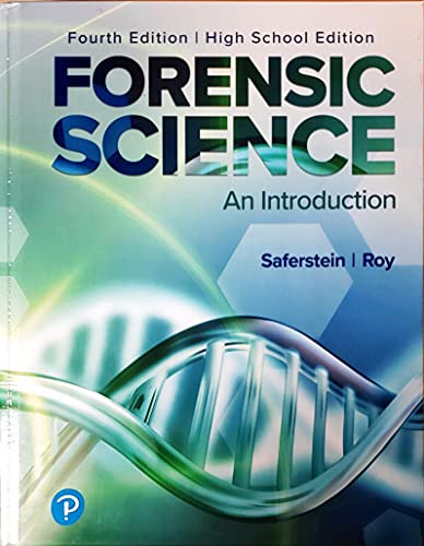 Book Forensic Science, An Introduction, 4th edition, High School edition, c.2022, 9780136927129, 0136927122 free