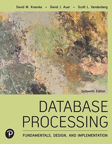 Book Database Processing: Fundamentals, Design, and Implementation, 16th edition free