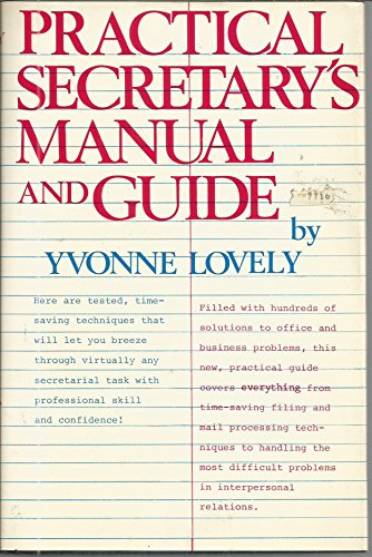 Book Practical secretary's manual and guide free