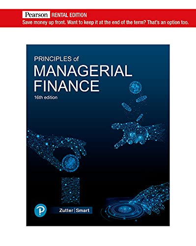 Book Principles of Managerial Finance 16th Edition free