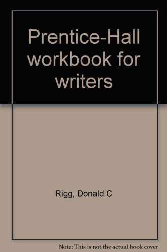 Book Prentice-hall Workbook For Writers free