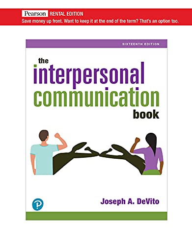 Book The Interpersonal Communication Book 16th Edition free