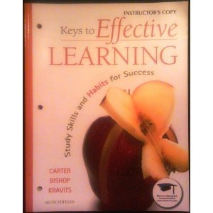 Book Keys to Effective LEARNING (Study Skills and Habits for Success, Instructor's Copy) free