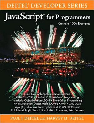 Book JavaScript for Programmers free