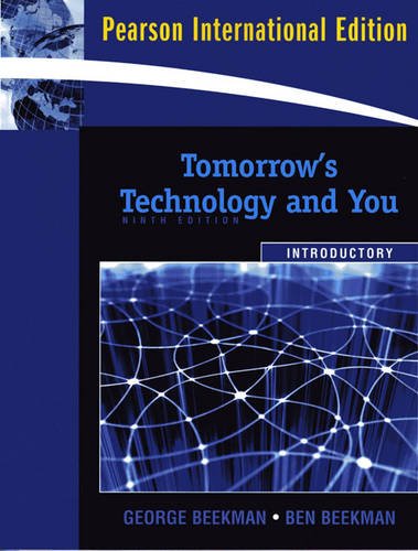Book Tomorrow's Technology and You, Introductory free