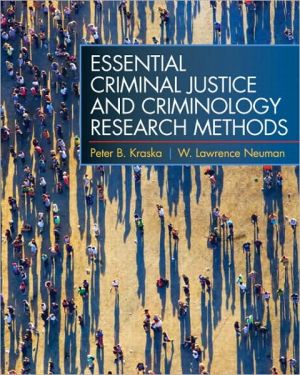 Book Essential Criminal Justice and Criminology Research Methods free