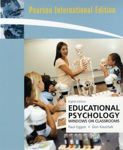 Book Educational Psychology: Windows On Classrooms (international Edition) free