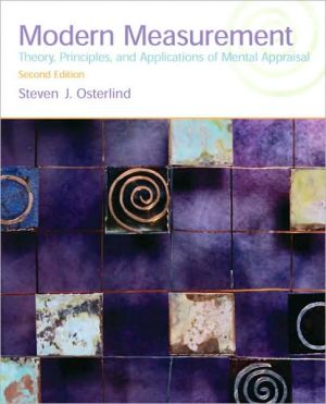 Book Modern Measurement: Theory, Principles, and Applications of Mental Appraisal (2nd Edition) free