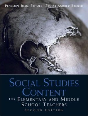 Book Social Studies Content for Elementary and Middle School Teachers free